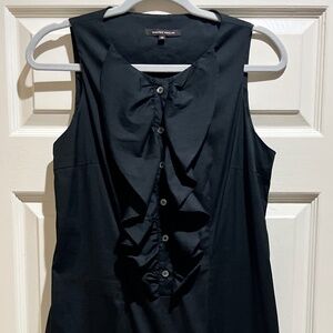 Walter Voulaz Sleeveless Ruffle front dress